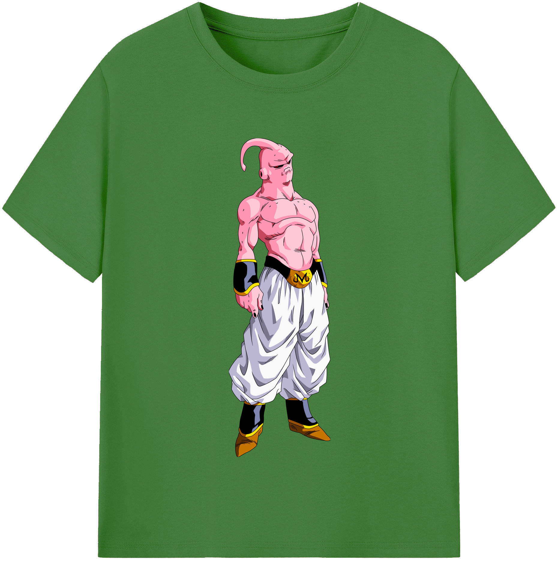 （画像用） ドラゴンボール 魔人ブウ DRAGON BALL Majin Buu レディースカジュアルプリントTシャツ（綿100％）